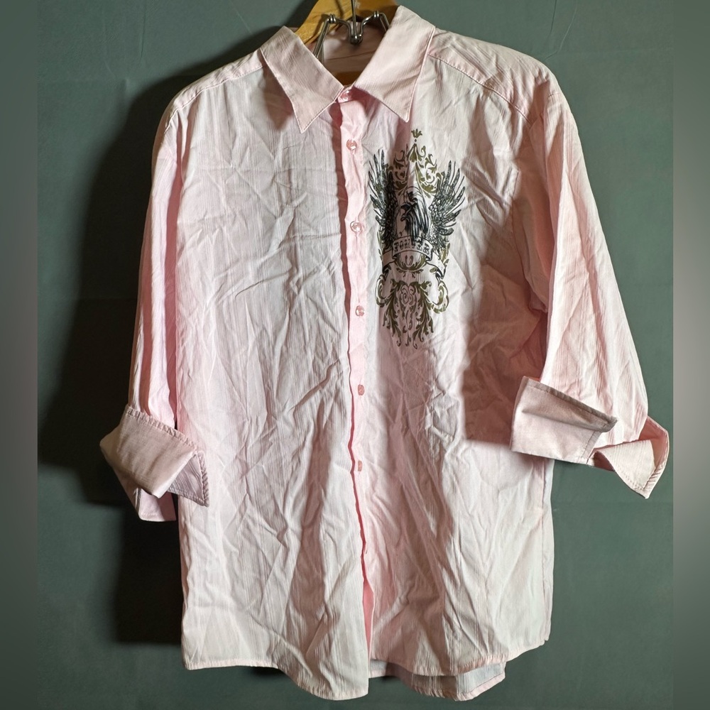 Patron cito men’s button down shirt size xl y2k couture eagles